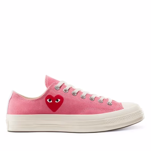CDG Converse Spring Low Top Pink