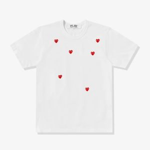 Play-Multi-Red-Heart-Logo-T-Shirt-White
