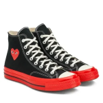 CONVERSE RED SOLE HIGH TOP (BLACK) - Image 2