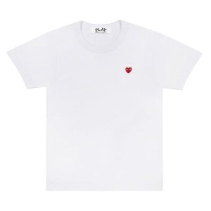 PLAY BASIC SMALL EMBLEM T-SHIRT (WHITE)