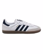 Comme des Garcons Adidas Samba White Navy - Image 2