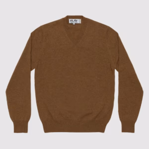 CDG Men Lambswool V Neck Sweater