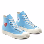 CDG Play x Converse Chuck 70 High Bright Blue
