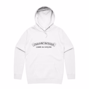 Comme Des Garcons x Chrome Hearts Hoodie (White)