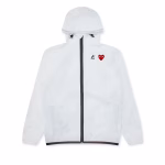 CDG x K-Way White Zip-Up Jacket