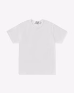 Play Reverse Black Heart T-Shirt – White - Image 2