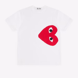 Play - Side Heart T-Shirt - (White)